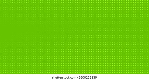 Dots halftone green color pattern gradient texture with technology digital background. Dots pop art comics with nature graphic  modern
