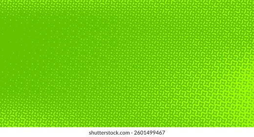 Dots halftone green color pattern gradient texture with technology digital background. Dots pop art comics with  modern