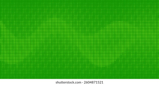 Dots halftone green color pattern gradient texture with technology digital background. Dots pop art comics with nature graphic design.
