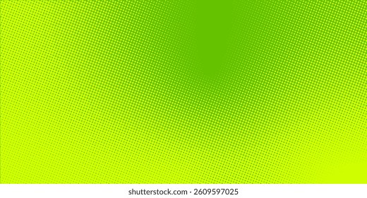 Dots halftone green color pattern gradient texture with technology digital background. Dots pop art comics with nature style graphic design