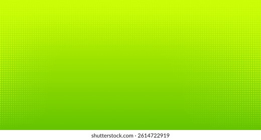 Dots halftone green color pattern gradient texture with technology digital background. Dots pop art comics with nature graphic design.