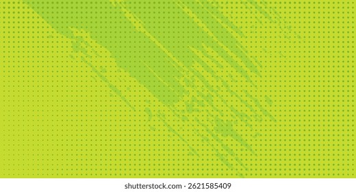 Textura de gradiente de patrón de color verde semitono de puntos con tecnología de fondo digital. Cómics de arte pop con Diseño gráfico de la naturaleza