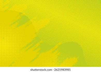 Dots halftone green color pattern gradient texture with technology digital background. Dots pop art comics with nature graphic design eps10