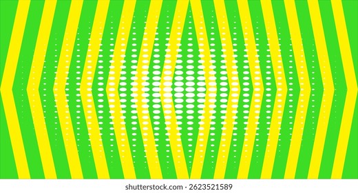 Pontos de meio-tom verde cor padrão textura gradiente com tecnologia digital fundo. Pontos pop art quadrinhos com design gráfico da natureza.