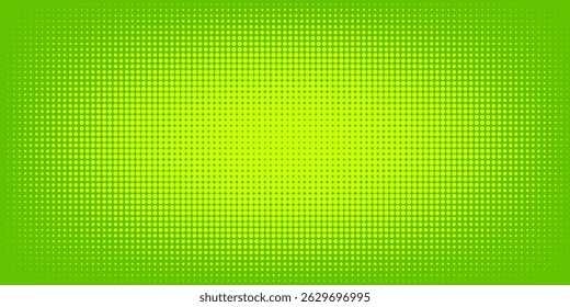 Dots Halbton grüne Farbe Muster Farbverlauf Textur mit Technologie digitalen Hintergrund. Dots Pop Art Comics mit Natur Grafik-Design.