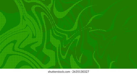 Textura de gradiente do padrão de cor verde com meio-tom dos pontos. Eps10