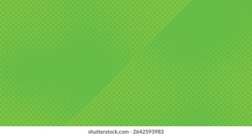 Pontos de meio-tom verde cor padrão textura gradiente com tecnologia digital fundo. Pontos pop art quadrinhos com design gráfico natureza. moderno