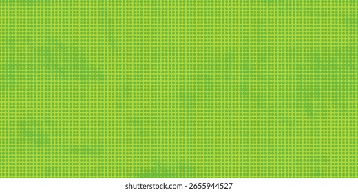 Dots halftone green color pattern gradient texture with technology digital background. Dots pop art comics with nature graphic design MODERN