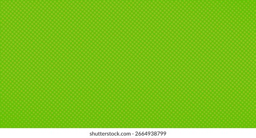 Textura de gradiente de patrón de color verde semitono de puntos con tecnología de fondo digital. Cómics de arte pop de puntos con Diseño gráfico de naturaleza.