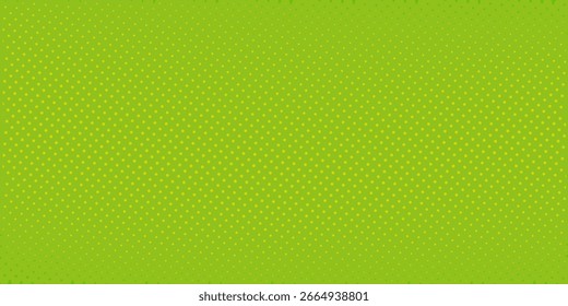 Textura de gradiente de patrón de color verde semitono de puntos con tecnología de fondo digital. Cómics de arte pop de puntos con Diseño gráfico de naturaleza.