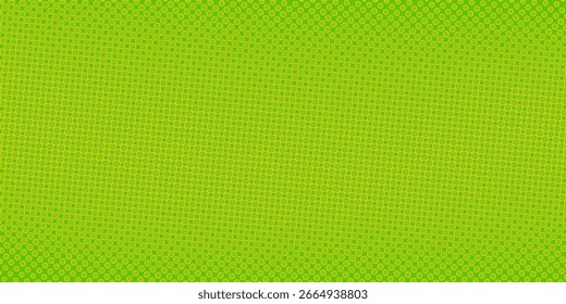 Textura de gradiente de patrón de color verde semitono de puntos con tecnología de fondo digital. Cómics de arte pop de puntos con Diseño gráfico de naturaleza.
