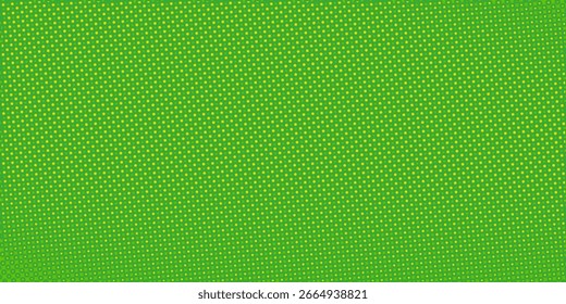 Dots halftone green color pattern gradient texture with technology digital background. Dots pop art comics with nature graphic design.