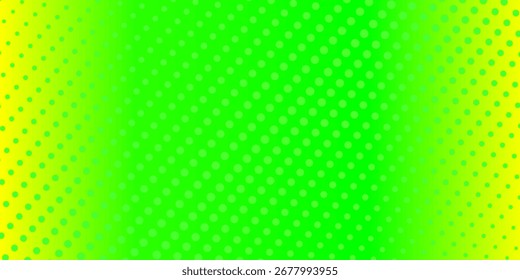 Pontos de meio-tom verde cor padrão textura gradiente com tecnologia digital fundo. Pontos pop art quadrinhos com design gráfico da natureza.