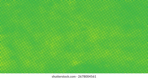 Pontos de meio-tom verde cor padrão textura gradiente com tecnologia digital fundo. Pontos pop art quadrinhos com design gráfico da natureza