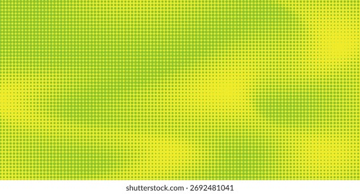 Pontos de meio-tom verde cor padrão textura gradiente com tecnologia digital fundo. Pontos pop art quadrinhos com design gráfico da natureza