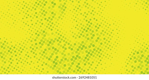 Pontos de meio-tom verde cor padrão textura gradiente com tecnologia digital fundo. Pontos pop art quadrinhos com design gráfico da natureza
