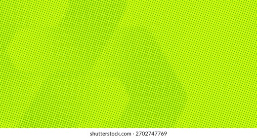 Textura de gradiente de patrón de color verde semitono de puntos con tecnología de fondo digital. Cómics de arte pop de puntos con Diseño gráfico de naturaleza.
