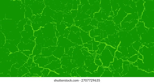 Textura de gradiente de patrón de color verde semitono de puntos con tecnología de fondo digital. Cómics del arte pop de los puntos con el arte moderno del concepto del Diseño gráfico de la naturaleza
