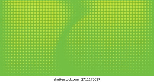 Textura de gradiente de patrón de color verde semitono de puntos con tecnología de fondo digital. Cómics de arte pop con Diseño gráfico de la naturaleza