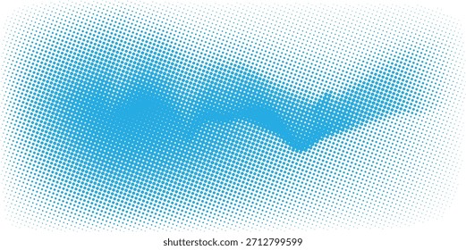 Textura de gradiente de patrón de color verde semitono de puntos con tecnología de fondo digital. Cómics de arte pop de puntos con Diseño gráfico de naturaleza.