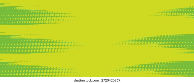 Pontos de meio-tom verde cor padrão textura gradiente com tecnologia digital fundo. Pontos pop art quadrinhos com design gráfico da natureza
