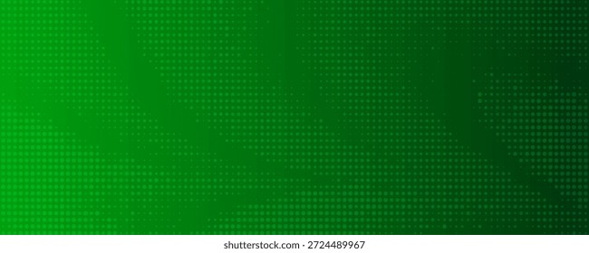 Pontos de meio-tom verde cor padrão textura gradiente com tecnologia digital fundo. 