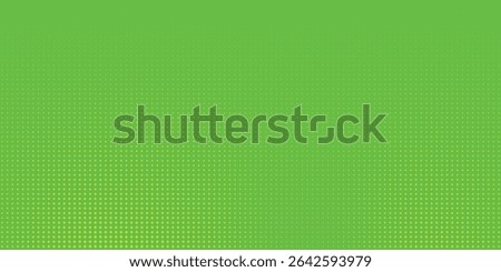 Dots halftone green color pattern gradient texture with technology digital background. Dots pop art comics with nature graphic design. modern