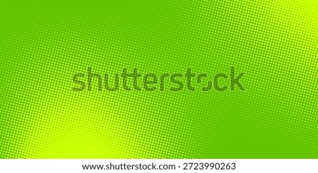 Dots halftone green color pattern gradient texture with technology digital background. Dots pop art comics with nature graphic design.