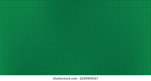 Dots halftone greencolor pattern gradient texture with technology digital background. Dots pop art comics with summer background.