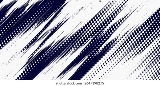 Dots halftone grunge white and blue color pattern gradient grunge texture background. Dots pop art comics sport style simple art modern good abstract