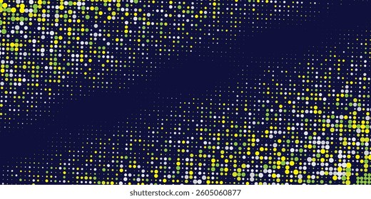 Dots halftone multicolor and blue color pattern gradient grunge texture background. Dots pop art comics sport style vector illustration.