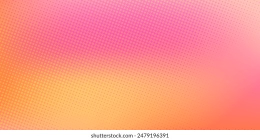 Dots halftone orange color pattern gradient texture with technology digital background. Dots pop art comics with summer background.