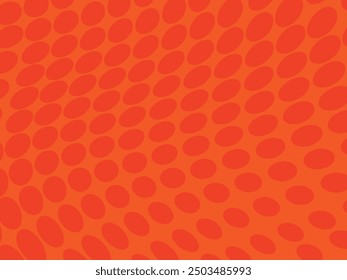 Textura de gradiente de patrón de color naranja semitono de puntos con tecnología de fondo digital. Cómics de arte pop de puntos con fondo de verano.