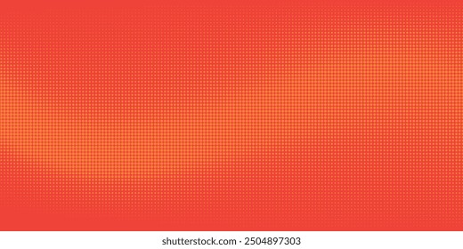 Dots halftone orange color pattern gradient texture with technology digital background. Dots pop art comics with summer background. eps 10