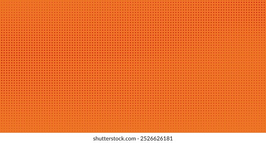Textura de gradiente de patrón de color naranja semitono de puntos con tecnología de fondo digital. Cómics de arte pop de puntos con fondo de verano.