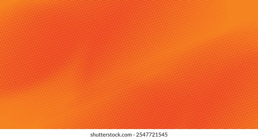 Pontos meio tom laranja cor padrão textura gradiente com tecnologia digital fundo artes