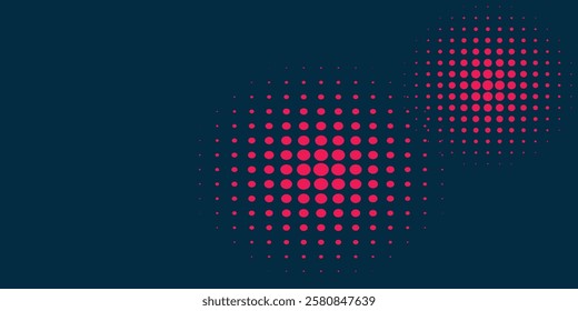 Dots halftone orange color pattern gradient texture with technology digital background. Dots pop art comics with summer background.