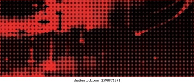 Dots halftone orange color pattern gradient texture with technology digital background. Dots pop art comics with summer background eps 10	