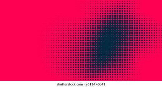 Dots halftone orange color pattern gradient texture with technology digital background. Dots pop art comics with summer background.