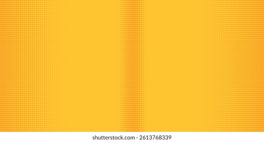 Dots halftone orange color pattern gradient texture with technology digital background. Dots pop art comics with summer background.