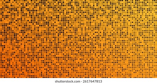 Dots halftone orange color pattern gradient texture with technology digital background. Dots pop art comics with summer background.