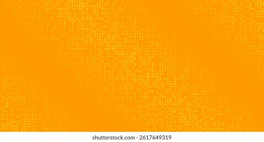 Dots halftone orange color pattern gradient texture with technology digital background. Dots pop art comics with summer background modern halftone