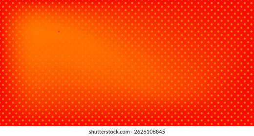 Pontos de meio-tom laranja cor padrão textura gradiente com tecnologia digital fundo. Pontos pop art quadrinhos com verão background.EPS 10.