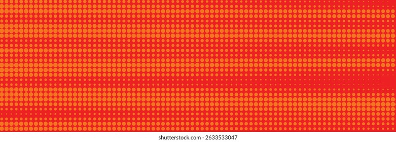 Pontos de meio-tom laranja cor padrão textura gradiente com tecnologia digital fundo. eps10.