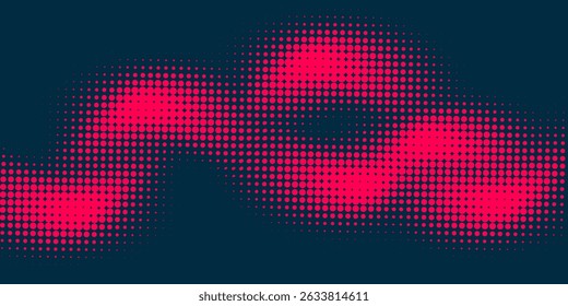 Textura de gradiente de patrón de color naranja semitono de puntos con tecnología de fondo digital. Cómics de arte pop de puntos con fondo de verano.