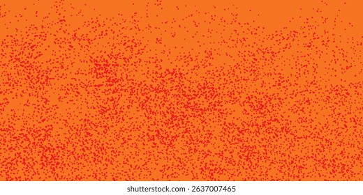 Dots halftone orange color pattern gradient texture with technology digital background. Dots pop art comics with summer background modern art