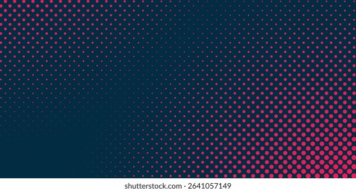 Dots halftone orange color pattern gradient texture with technology digital background. Dots pop art comics with summer background.Vector ilustration