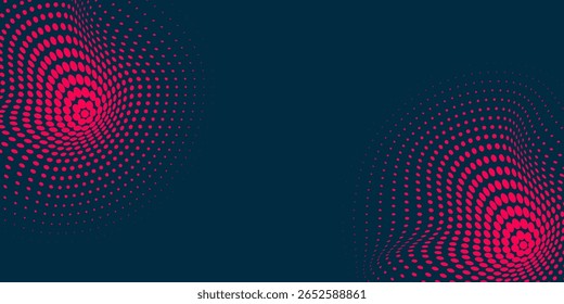 Textura de gradiente de patrón de color naranja semitono de puntos con tecnología de fondo digital. Cómics de arte pop de puntos con fondo de verano.