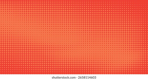 Dots halftone orange color pattern gradient texture with technology digital background. dot watercolor concept design