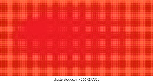 Pontos meio tom laranja cor padrão textura gradiente com tecnologia digital fundo